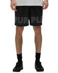 Purple Short Logo Black
