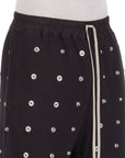 Rick Owens Shorts Mtal Stud White