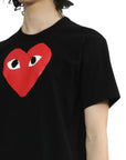 Comme Des Garcons T-Shirt Heart Black