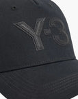 Y-3 Cap Logo Cap Black