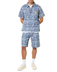 Icecream Supplies Work Shirt Blue