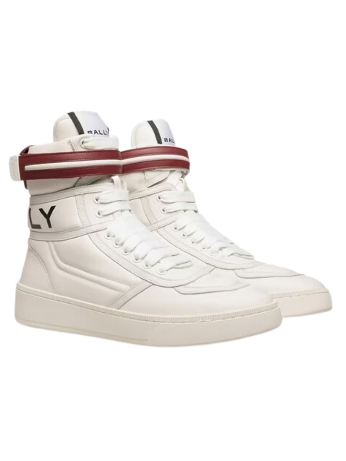 Bally Sneaker High Boot Logo White - 3