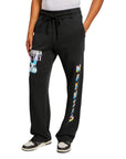 Nahmias Track Pants Baggy Bunny Black Sunfade