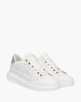 Karl Lagerfeld Sneaker KLL299 Kapri Ombre Nft Lo Lace White Lthr W/Silver