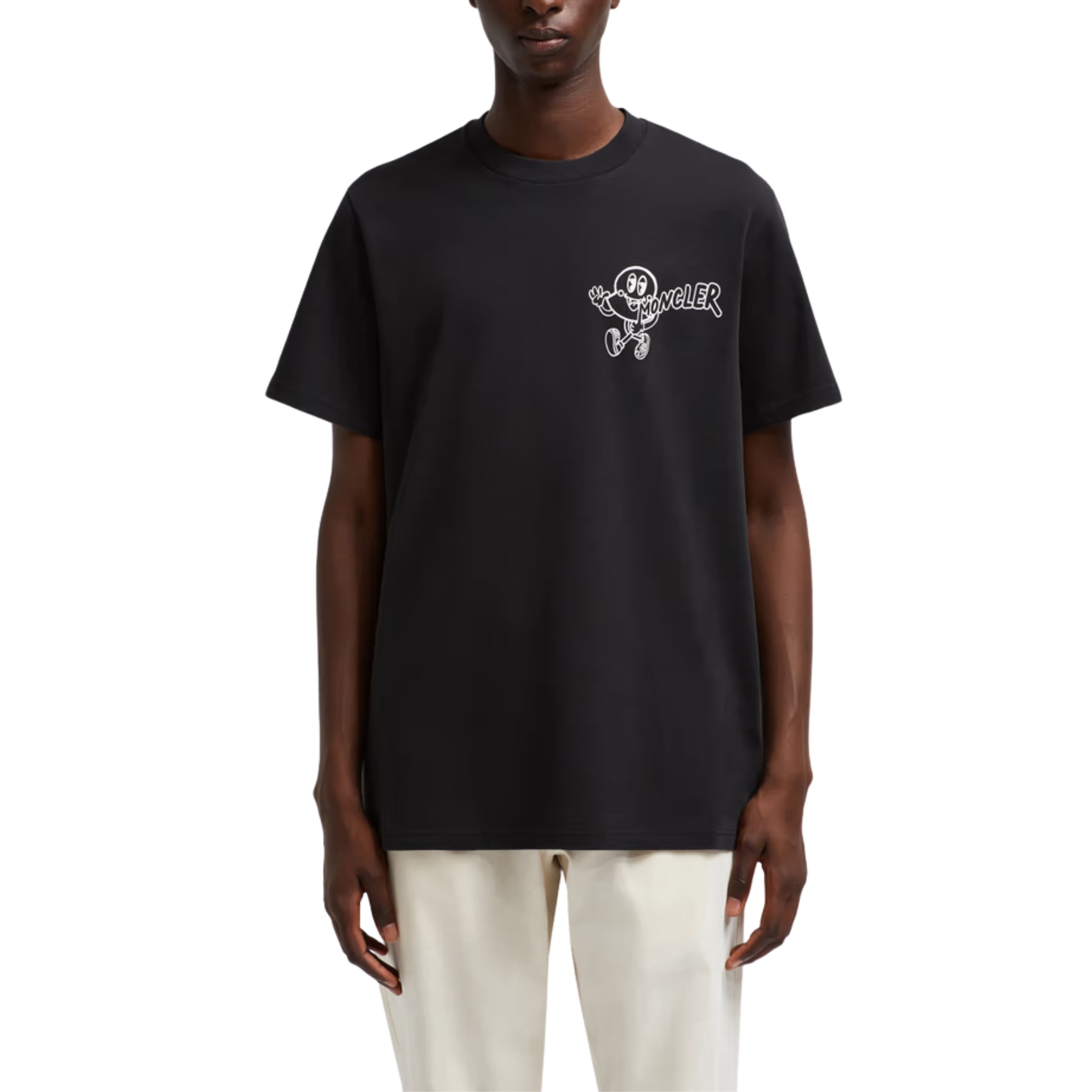 Moncler T-Shirt Logo Black – AL Capone Premium