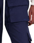 Mouty Cargo Pants With Front Pockets Dark Blue