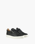 Giuseppe Zanotti Sneakers Z74 Mesh Silver Zip Black
