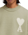 Ami Sweater Logo Heather Sage - 3