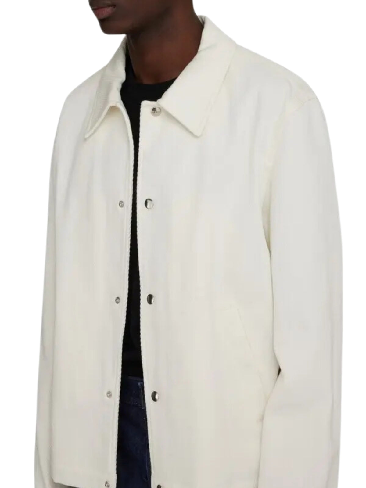 Ami Jacket Mono Logo White - 3