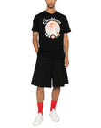 Casablanca T-Shirt Mushroom Emblem Black