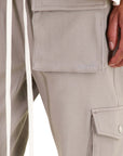 Mouty Cargo Pants With Front Pockets Washed Grey