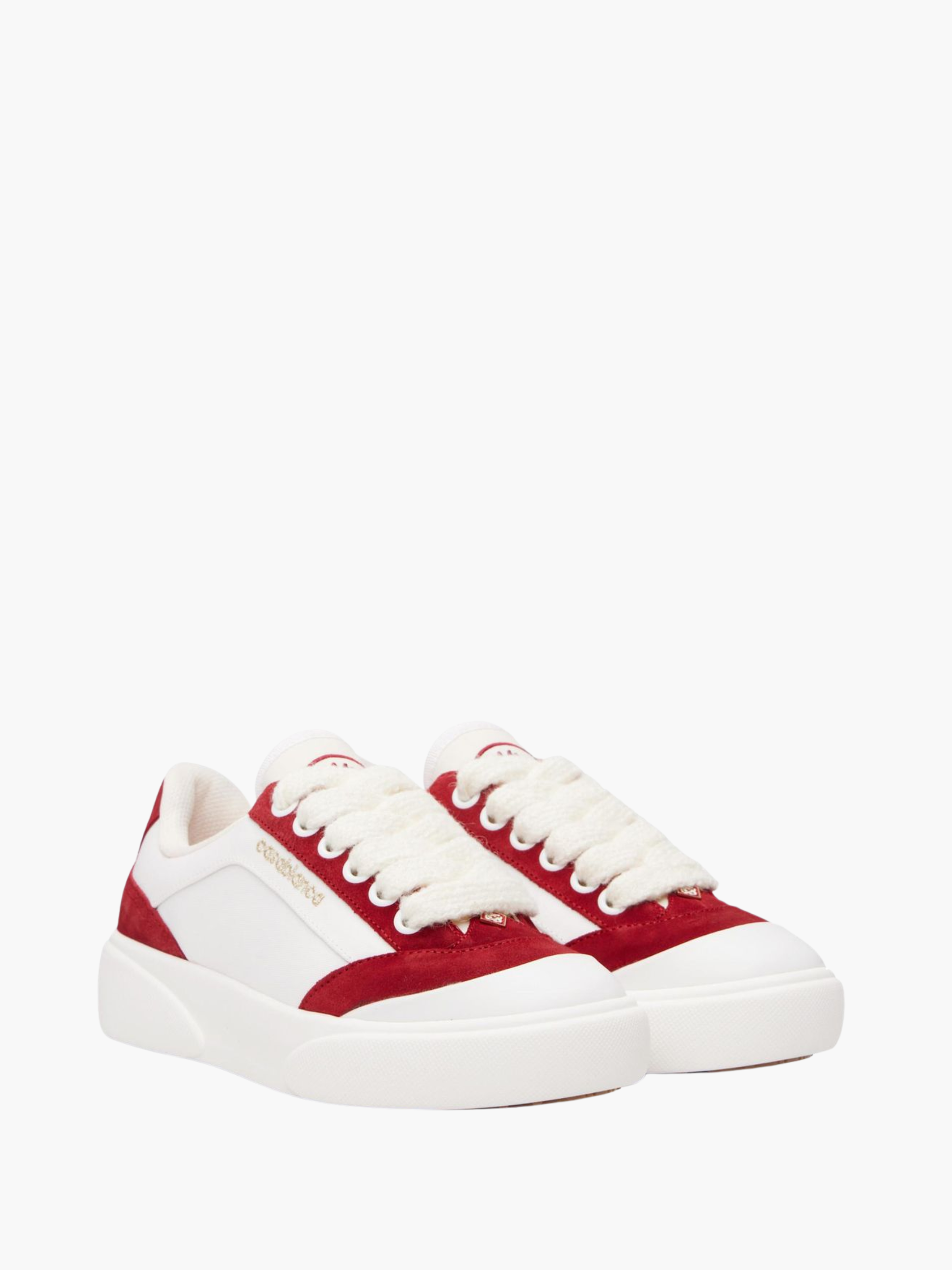 Casablanca Mens Del Mar Sneakers White/Burgundy