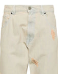 Msgm Jeans Rip Sand