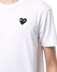 Comme Des Garcons T-Shirt Heart White