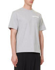 Palm Angels T-Shirt Pocket Melange Grey