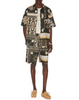 Isabel Marant Shorts Black-Ochre