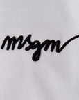 Msgm T-Shirt Ladies Logo White