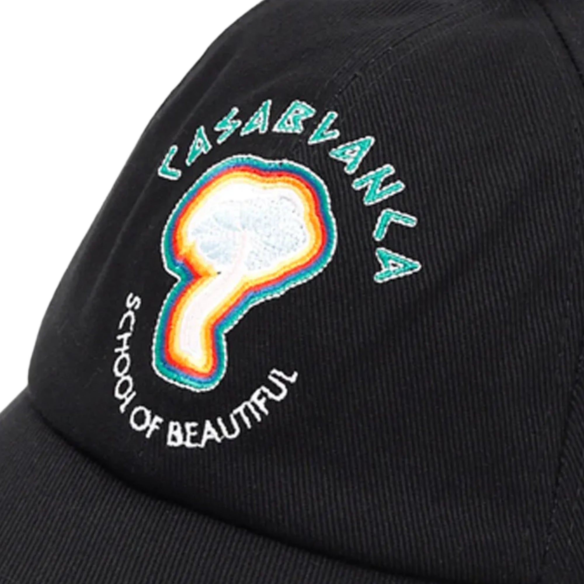 Casablanca Cap Rainbow Mushroom Black