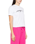 Msgm T-Shirt Ladies Logo White