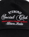 Iceberg Cap Social Club Print Beige