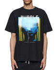 Purple T-Shirt Painting Black