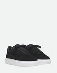 Cleens Sneaker Cupsole Cs10 Court Black Suede