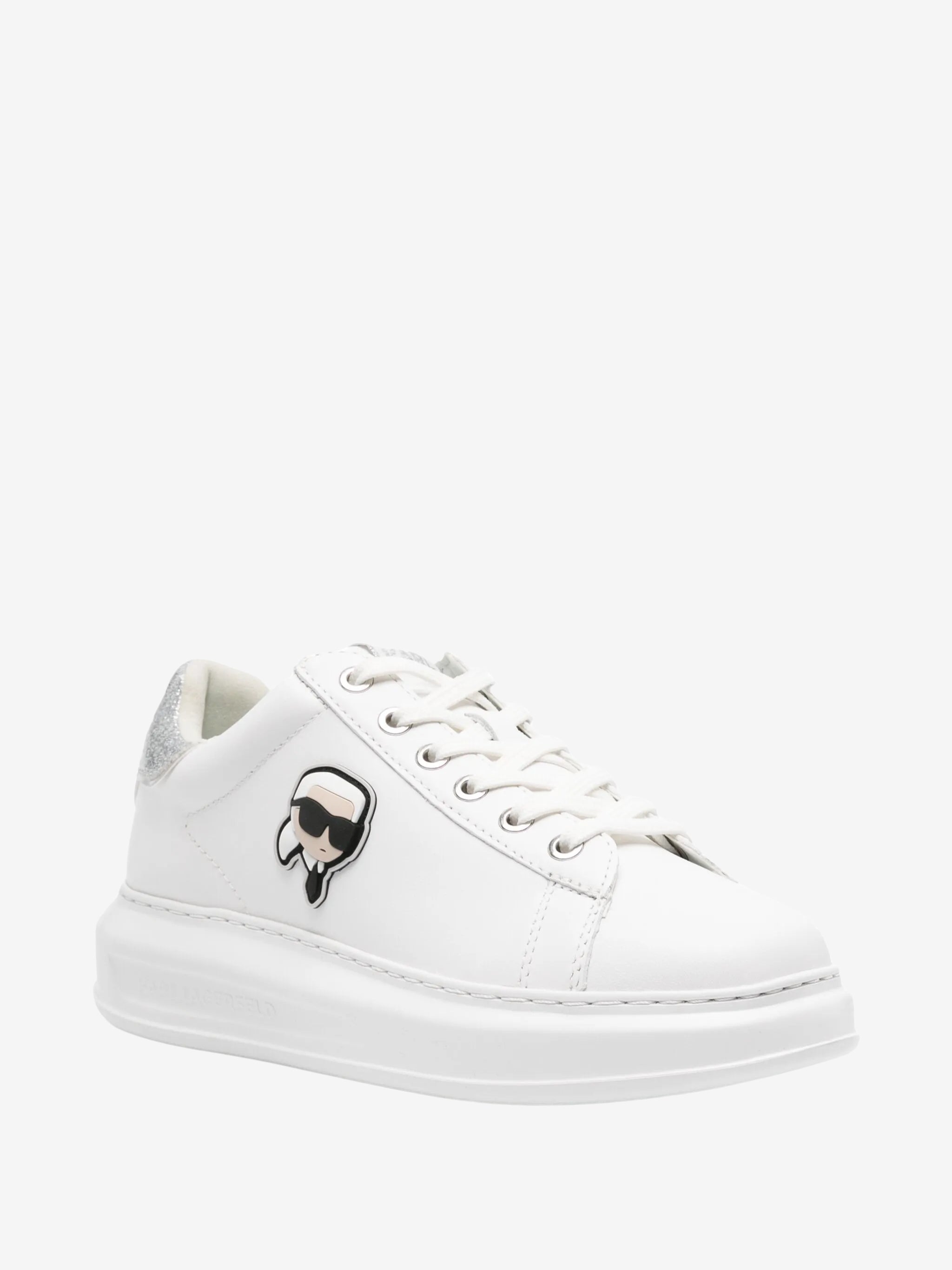 Karl Lagerfeld Sneaker Klls55 Kapri Nft Lo Lace White-Silver - AL ...