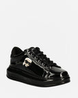 Karl Lagerfeld KL555 Sneaker Kapri NFT Lo Lace Black Leather/Mono