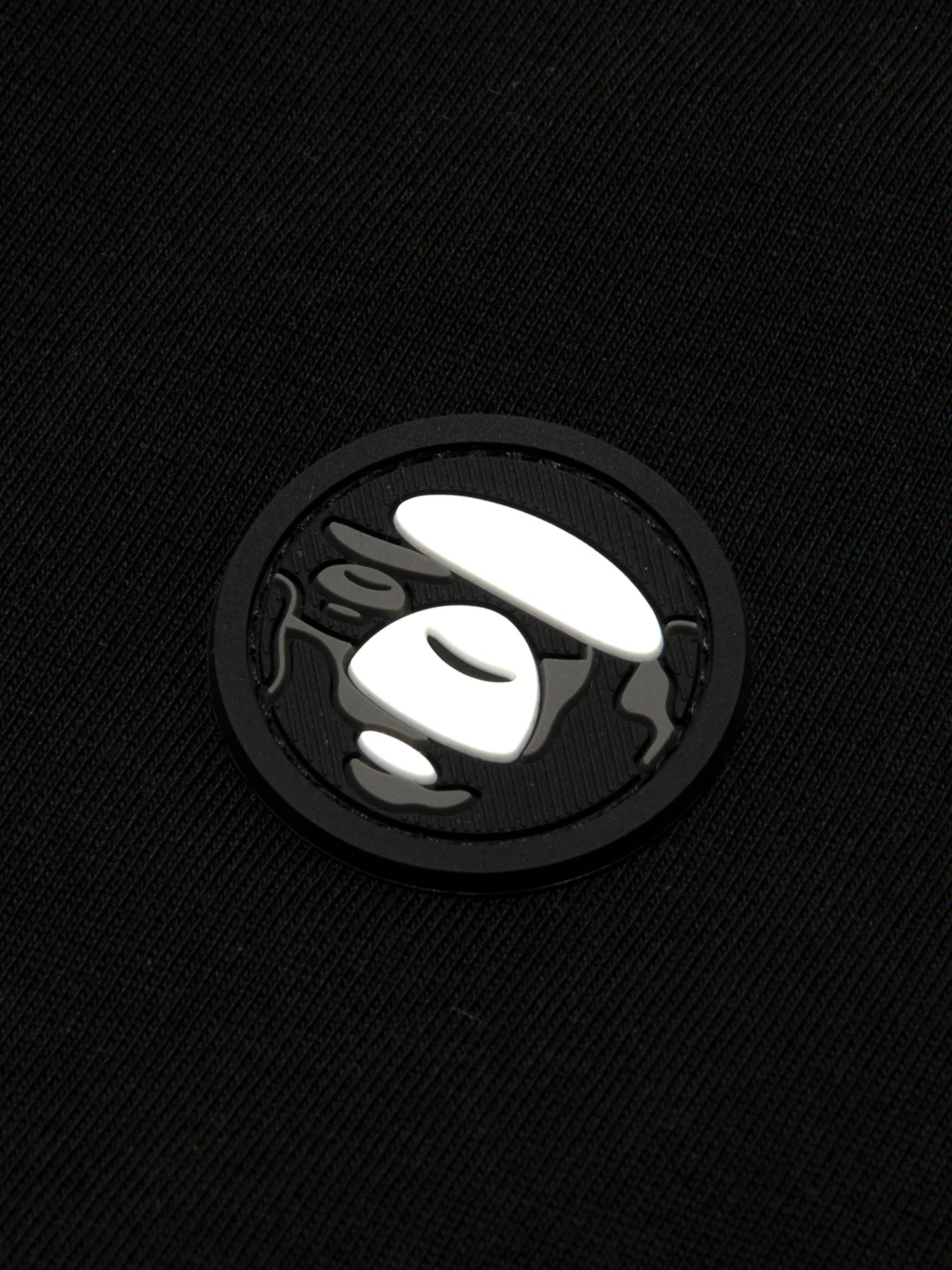 Aape T-Shirt Now Neck Logo Black-AL Capone Premium