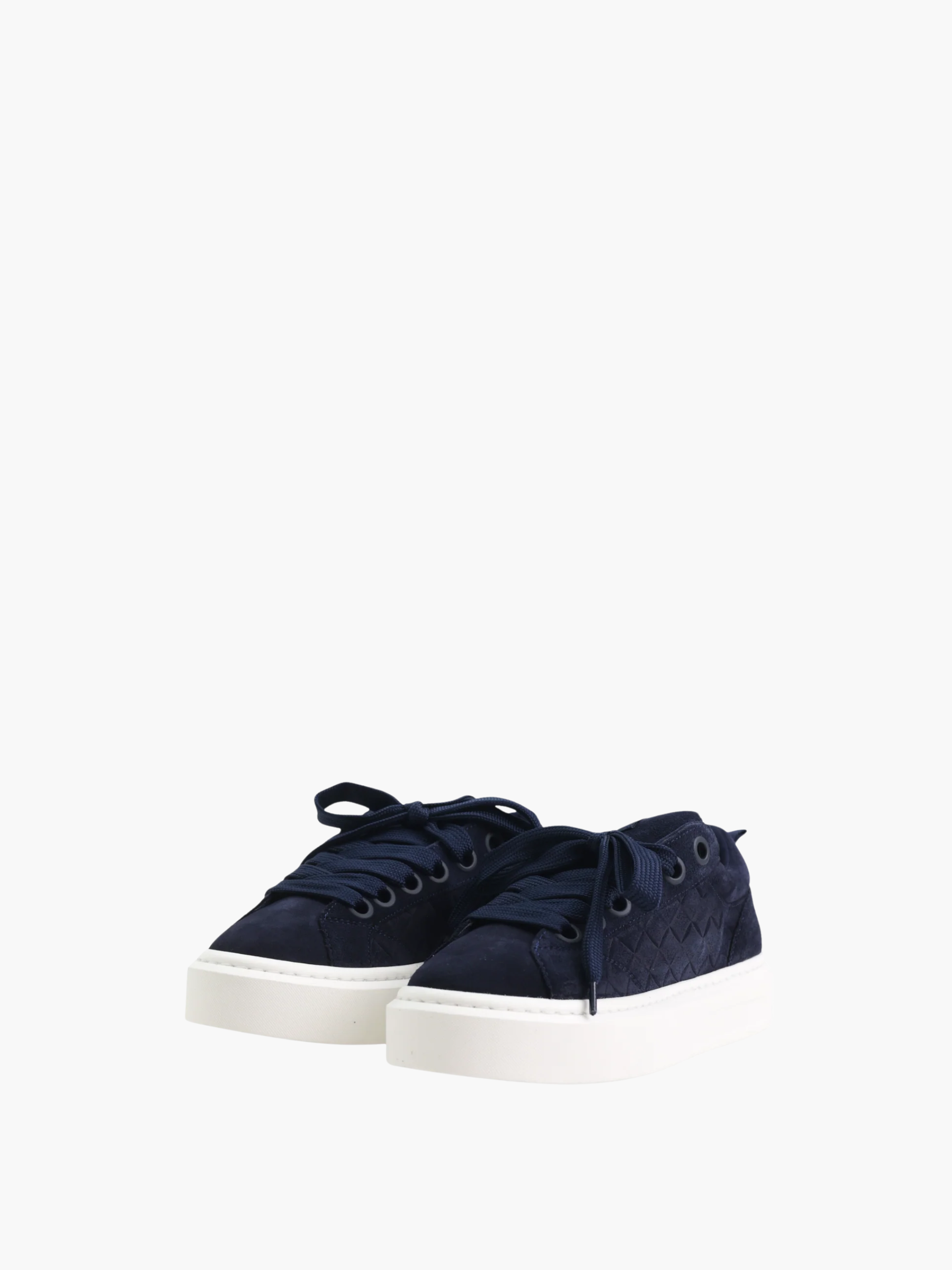 Cleens Sneaker C51 Suede White Sole Midnight Blue