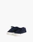 Cleens Sneaker C51 Suede White Sole Midnight Blue