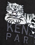 Kenzo T-Shirt Happy Tiger Embroidered Black