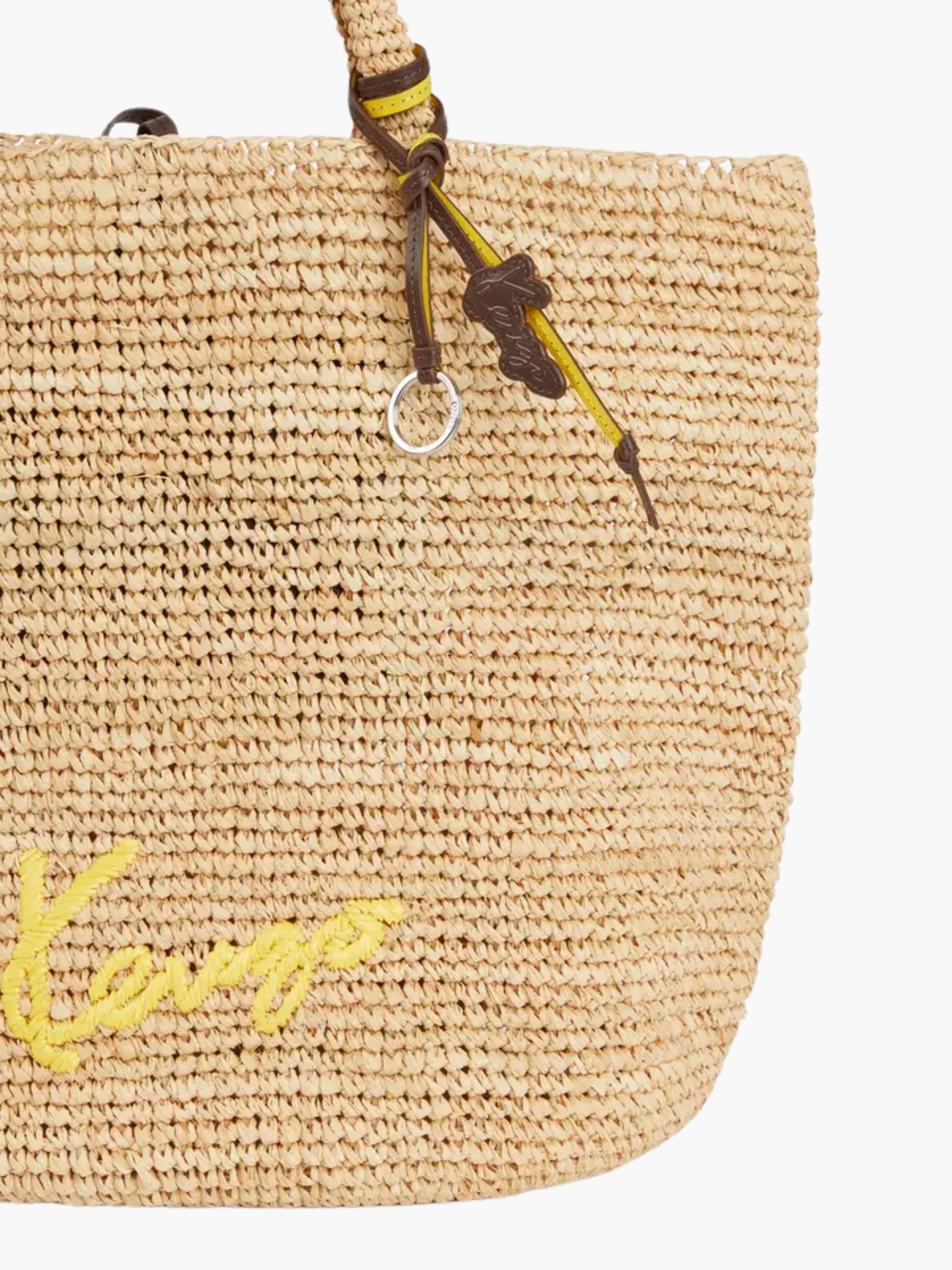 Kenzo Bag Knitted Sling Dark Beige