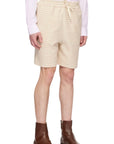 Drole De Monsieur Shorts Checkered Beige