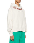 Palm Angels Hoodie Logo Off-White