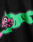 Icecream T-Shirt Running Dog Black