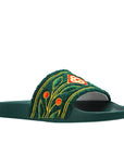 Casablanca Sandal Laurel Terry Green
