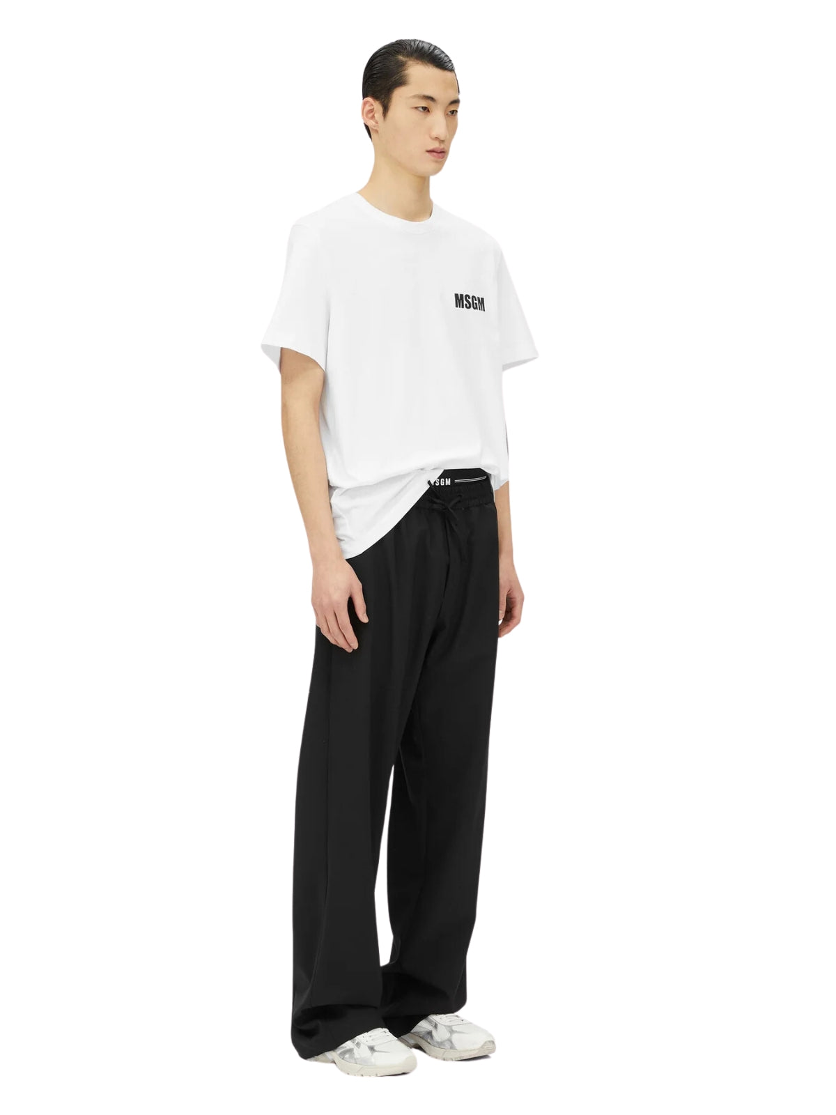 Msgm T-Shirt Logo White