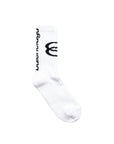 Balenciaga Sock Logo White - 1