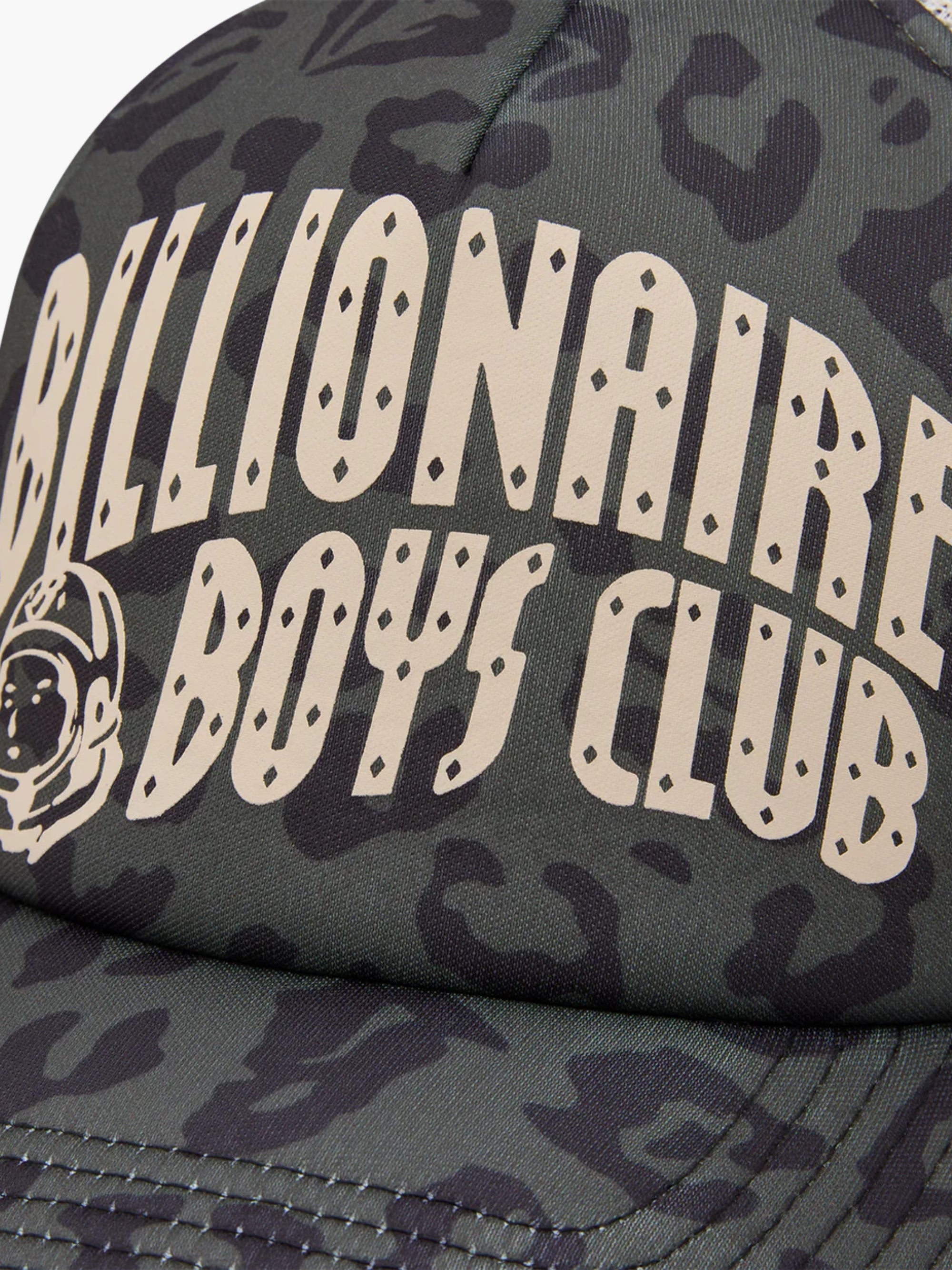 Billionaire Boys Club Cap Leopard Print Arch Olive