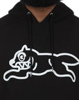 Ice-Cream Hoodie Running Dog Black