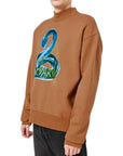 Marni  Sweater Snake Logo Chocloate