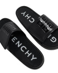 Givenchy Slide Logo Black