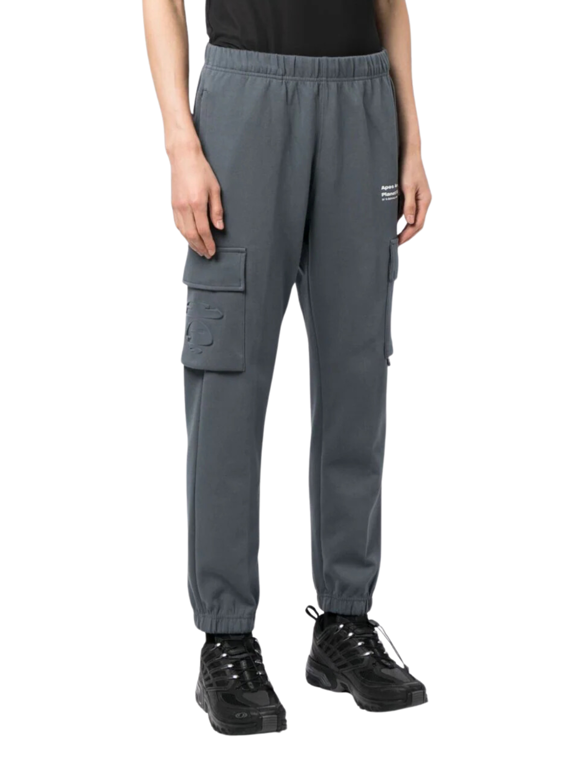 Aape Cargo Pants Logo Grey - 3