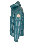 Moncler Jacket Dervox Quilted Logo Teal - 3