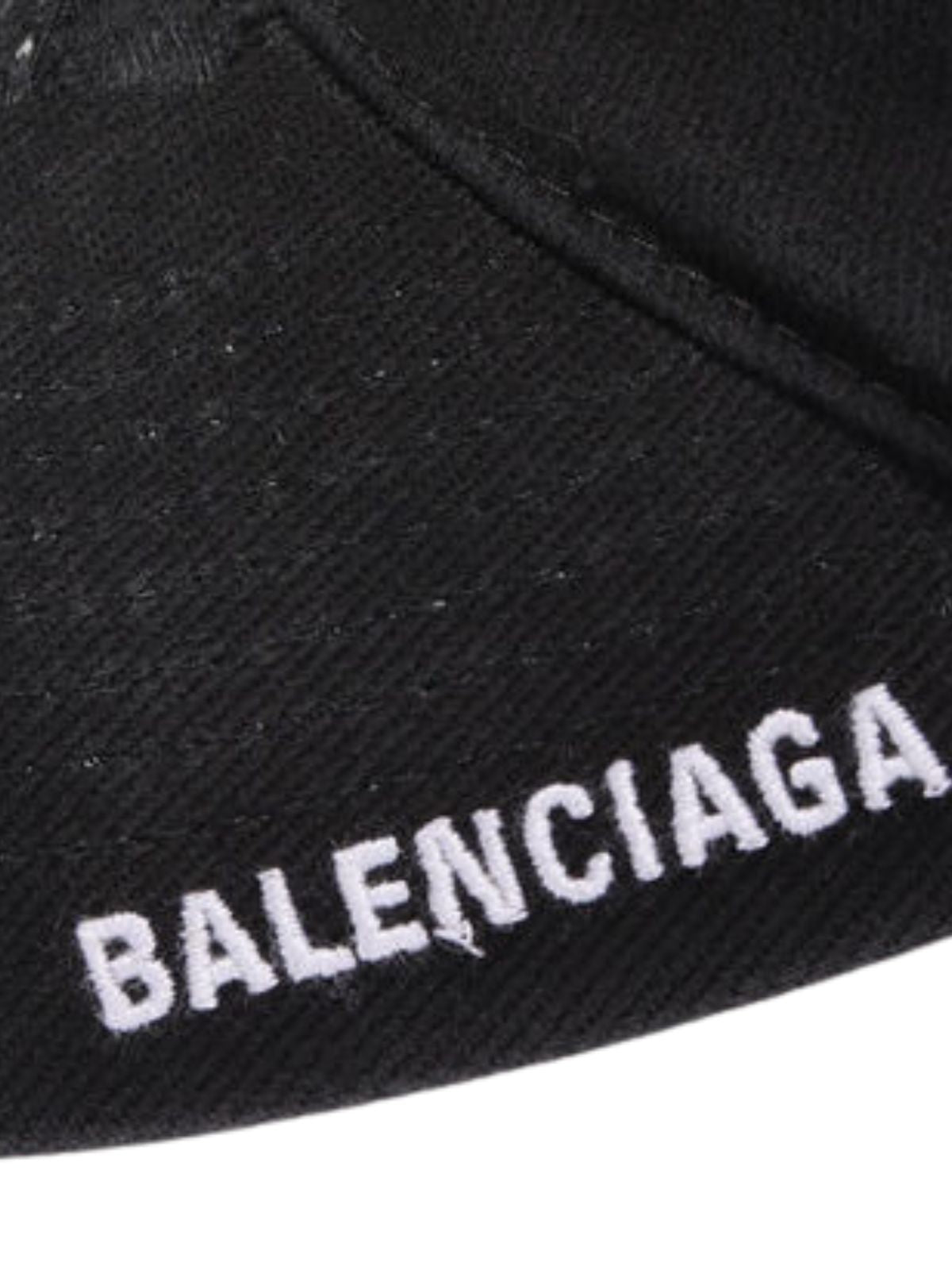 Balenciaga Cap Worn Black - 3