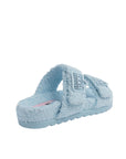 Chiara Ferragni Slides Eyelike Buckle Sponge Light Blue