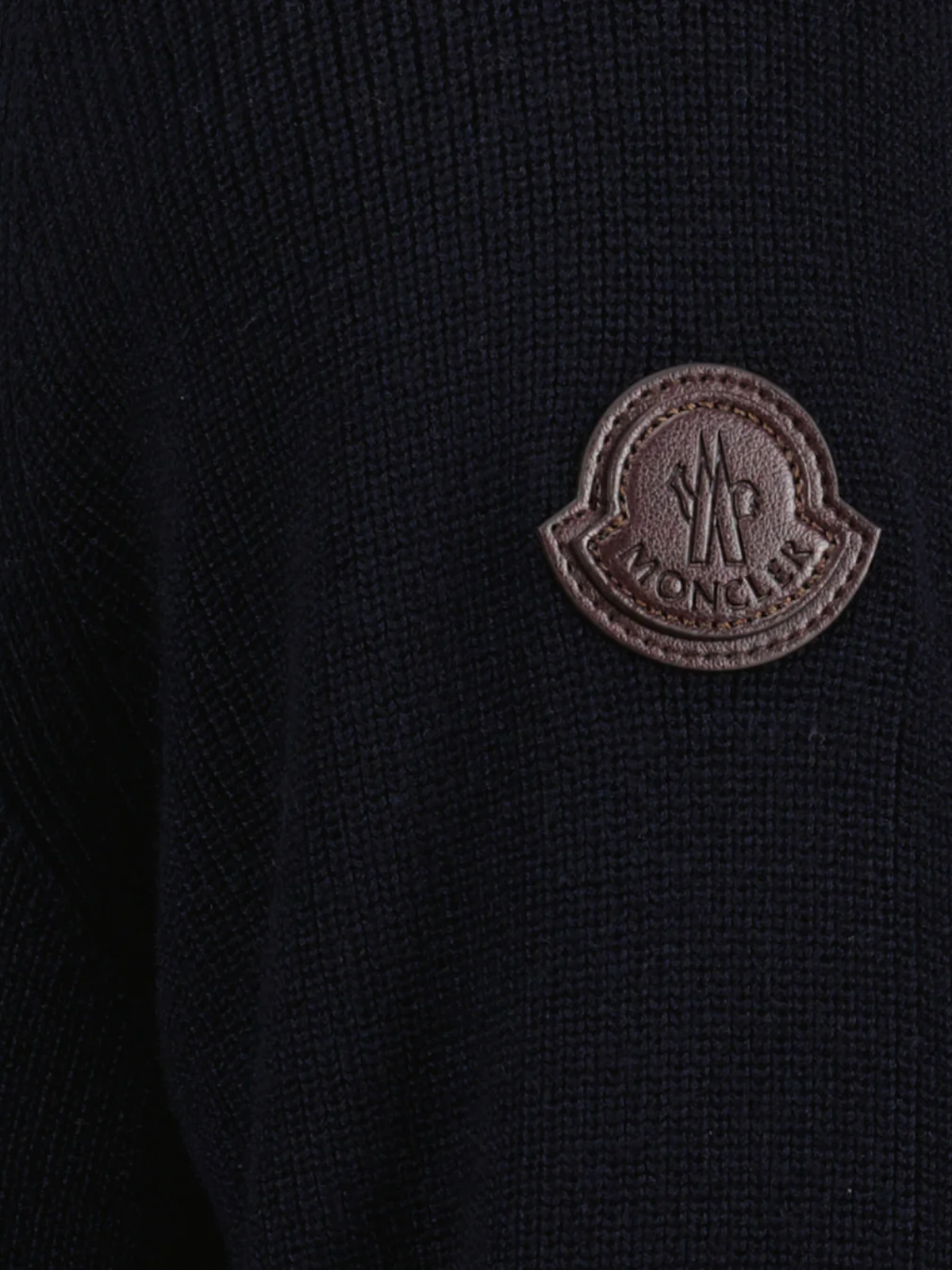 Moncler Cardigan Full Zip Black-Grey - 3