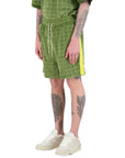 Drole De Monsieur Shorts Monogram Green