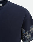 Etro Crew Soho Monogram Beige-Navy